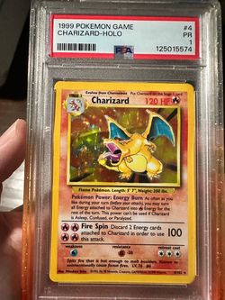 Charizard PSA 1 1999 unlimited