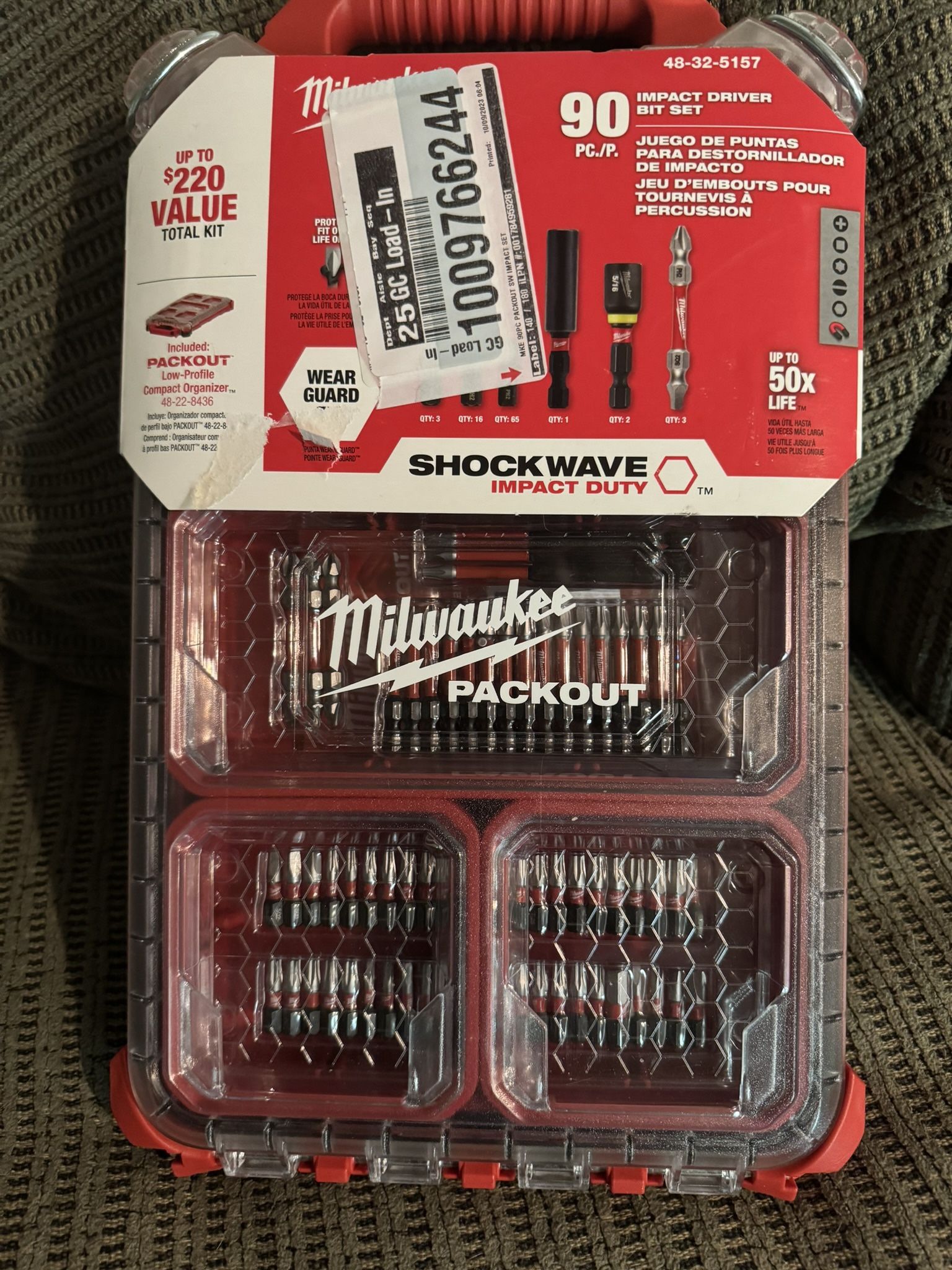 Milwaukee 1/4 Bits $60 Each Cada Uno New Abla Español