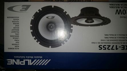 New Alpine speakers