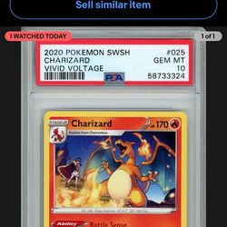 PSA 10 Charzard perfect Grade!