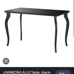 Table With Removable Leggs/black 30in X 59inch