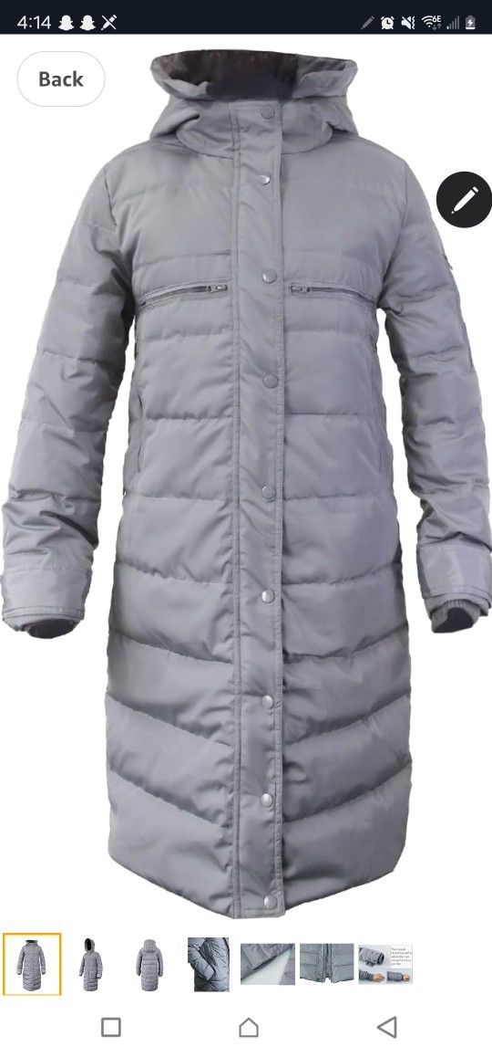 Long Winter Coat Women's Xl