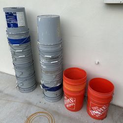 Empty 6 Gallons Buckets