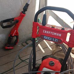 Craftsman Weed Eater And Pressure Washer 