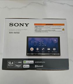 NEW Sony XAV-AX150/Q 6.95" Apple CarPlay Android Auto Bluetooth Car Stereo 2 DIN