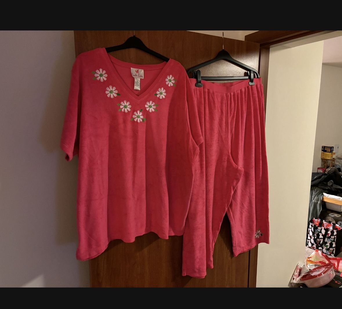 Vintage Quacker Factory 2 Piece Outfit ( Top & Pants) 3XL