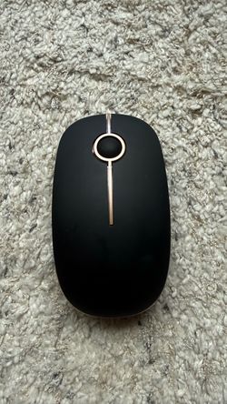 Wireless Computer Mouse Black and Gold