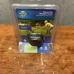  PetSafe Stay & Play Wireless Fence Rechargeable Receiver Collar for Dogs