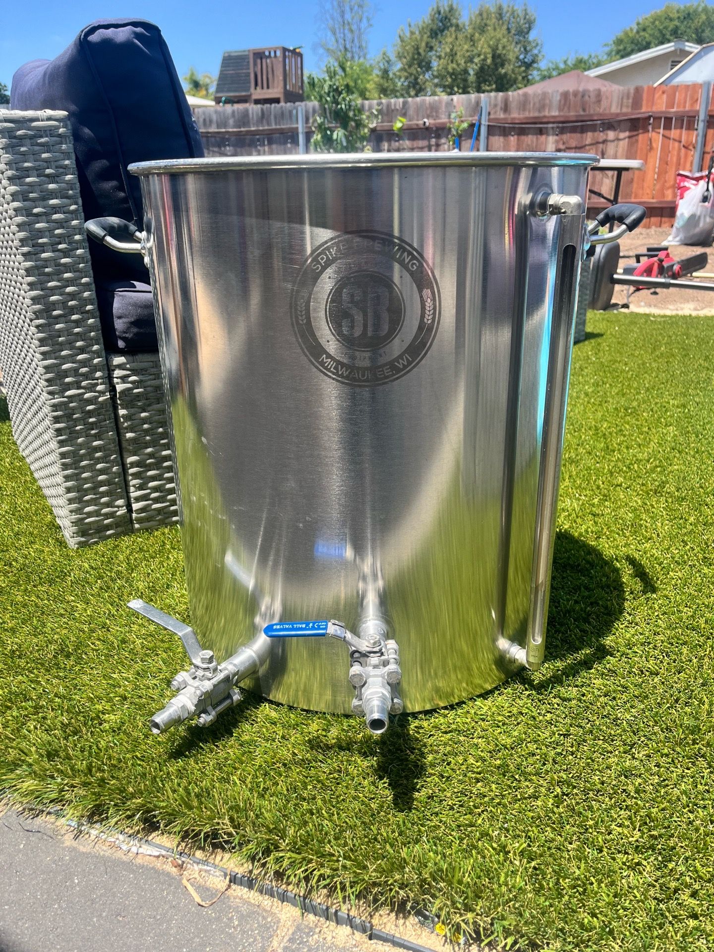 Spike brewing 20 gallon kettle