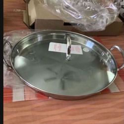 Comal De 13 Pulgadas De Acero Inoxidable De Princess House 