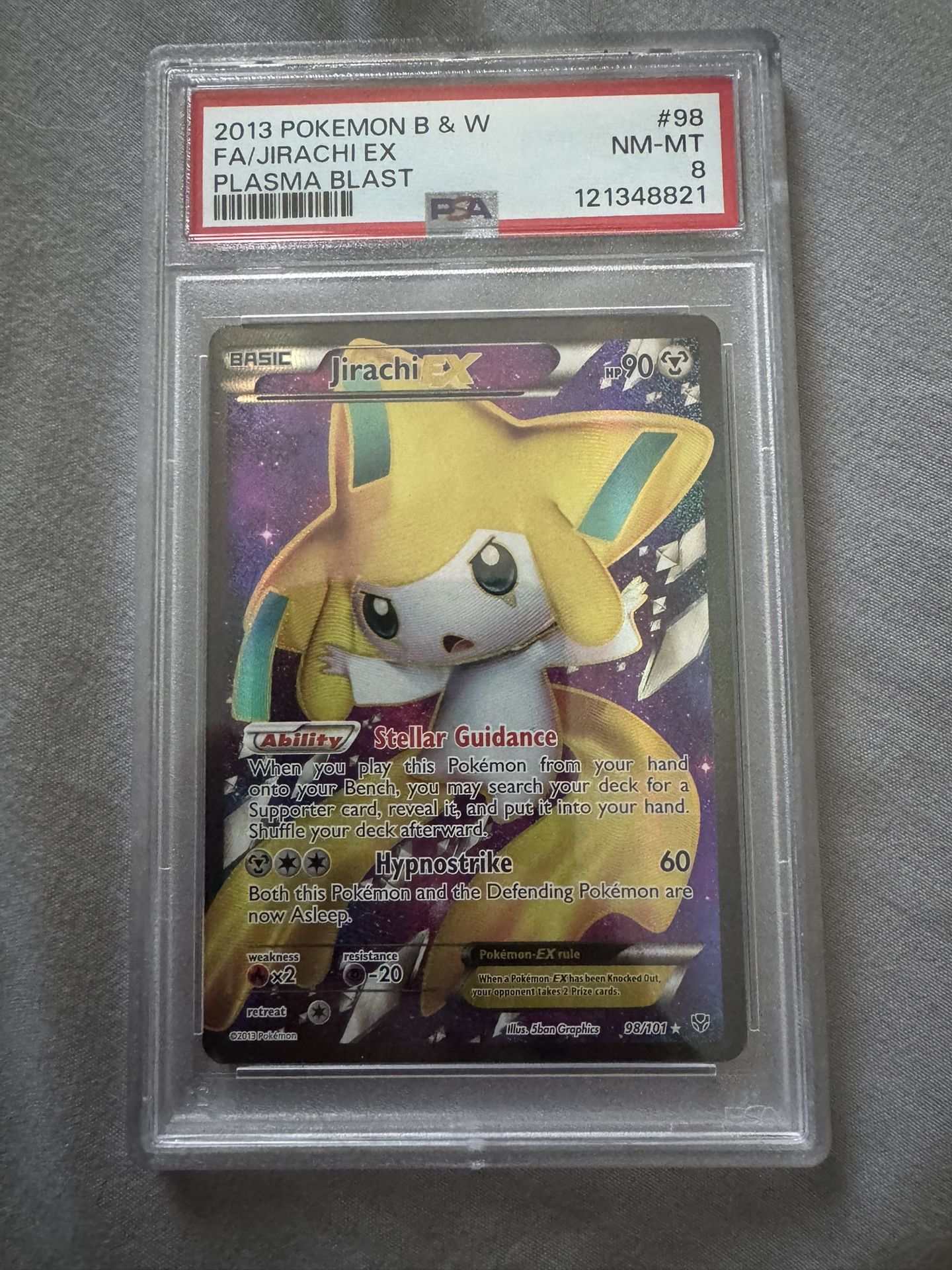 PSA 8 Jirachi Ex Full Art
