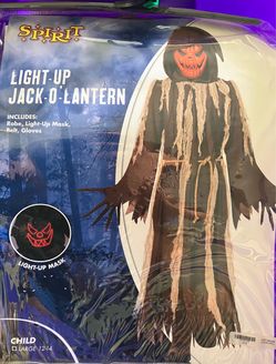 Light-Up Jack-O-Lantern Halloween Costume