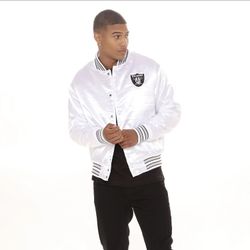 MEN’S LARGE RAIDERS BOMBER JACKET 