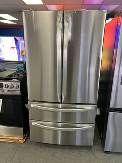 LG 4 door stainless steel refrigerator
