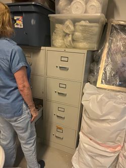 Tall file cabinet