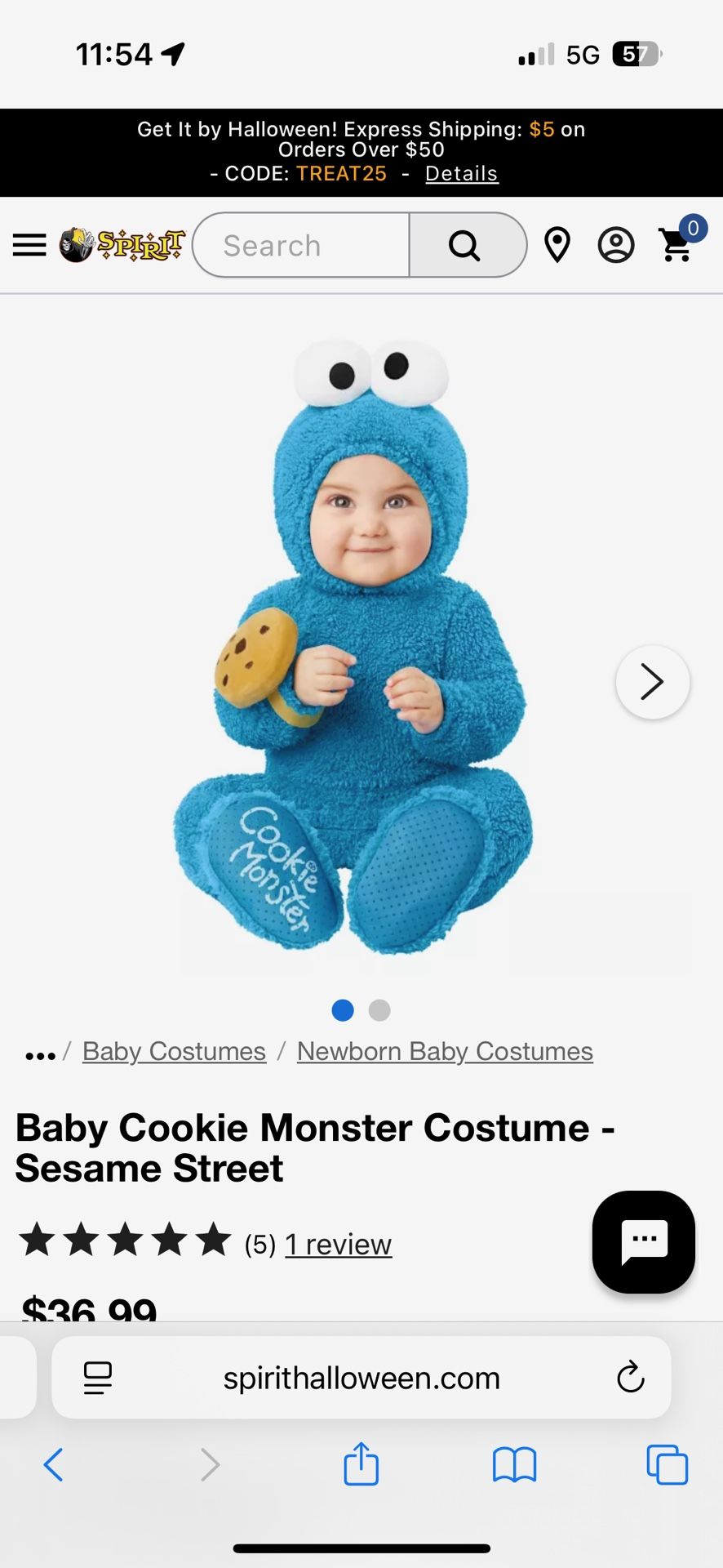 Halloween Costume - Sesame Street