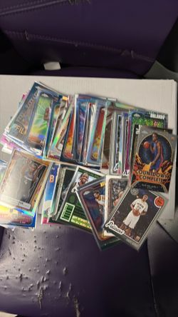 Bulk of basketball cards