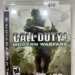 PS3 Games Call Of Duty 4 Modern Warfare