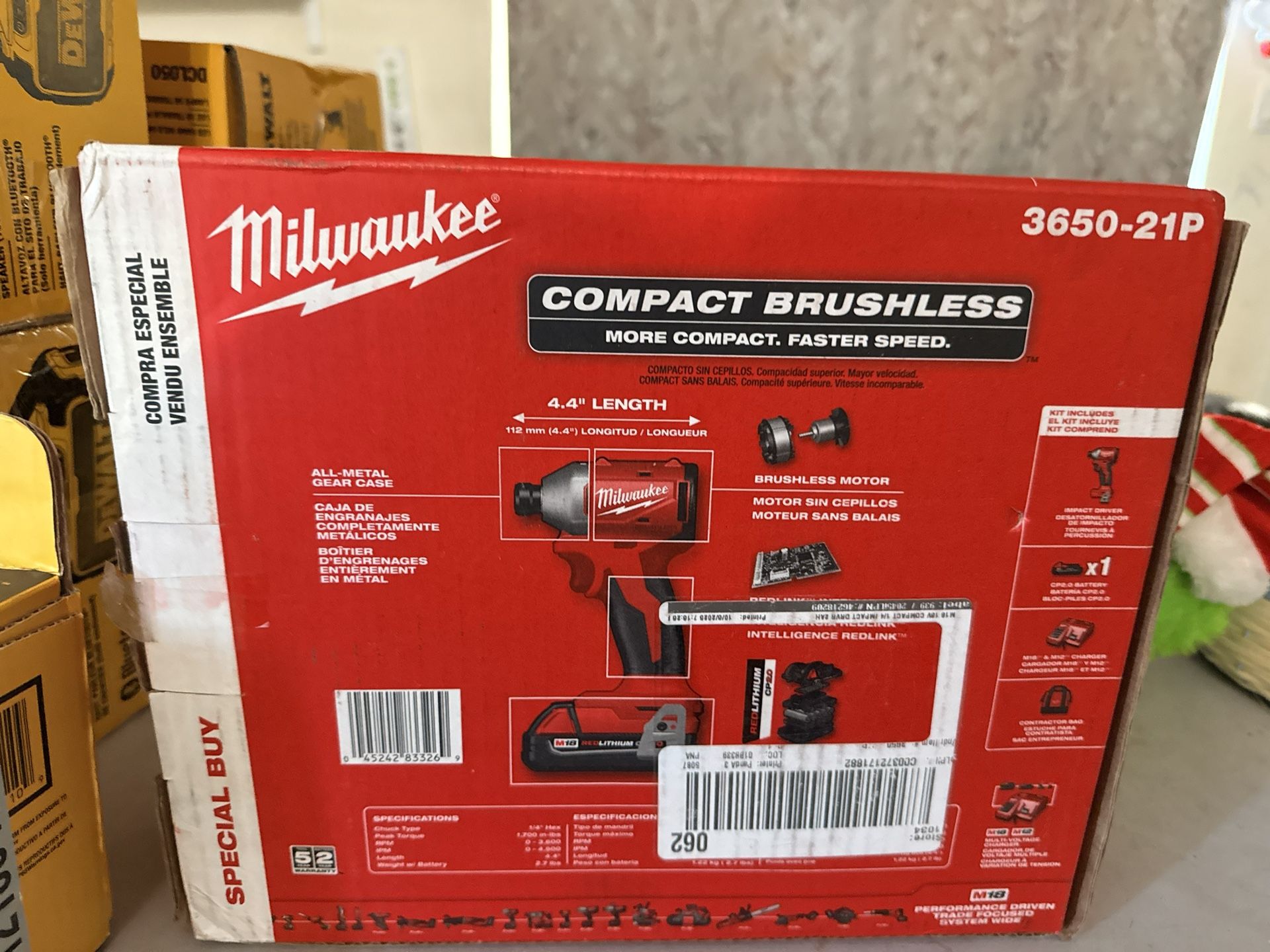Milwaukee Compact Brushless Hex Impact Driver Kit
