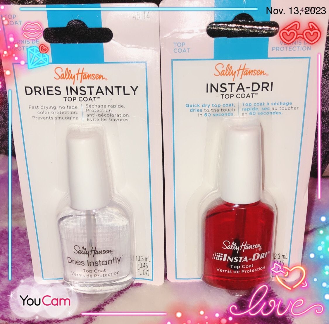 Sally Hansen Top Coat Set