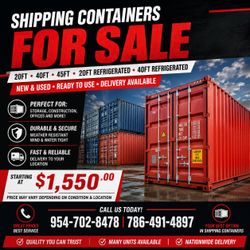 CONTAINERS FOR SALE