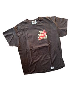 Collector Hyde Park You aren’t invited Cotton Graphic Brown Crew Neck T-Shirt