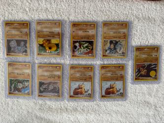 Pokémon TCG Fighting Type Card Lot x9