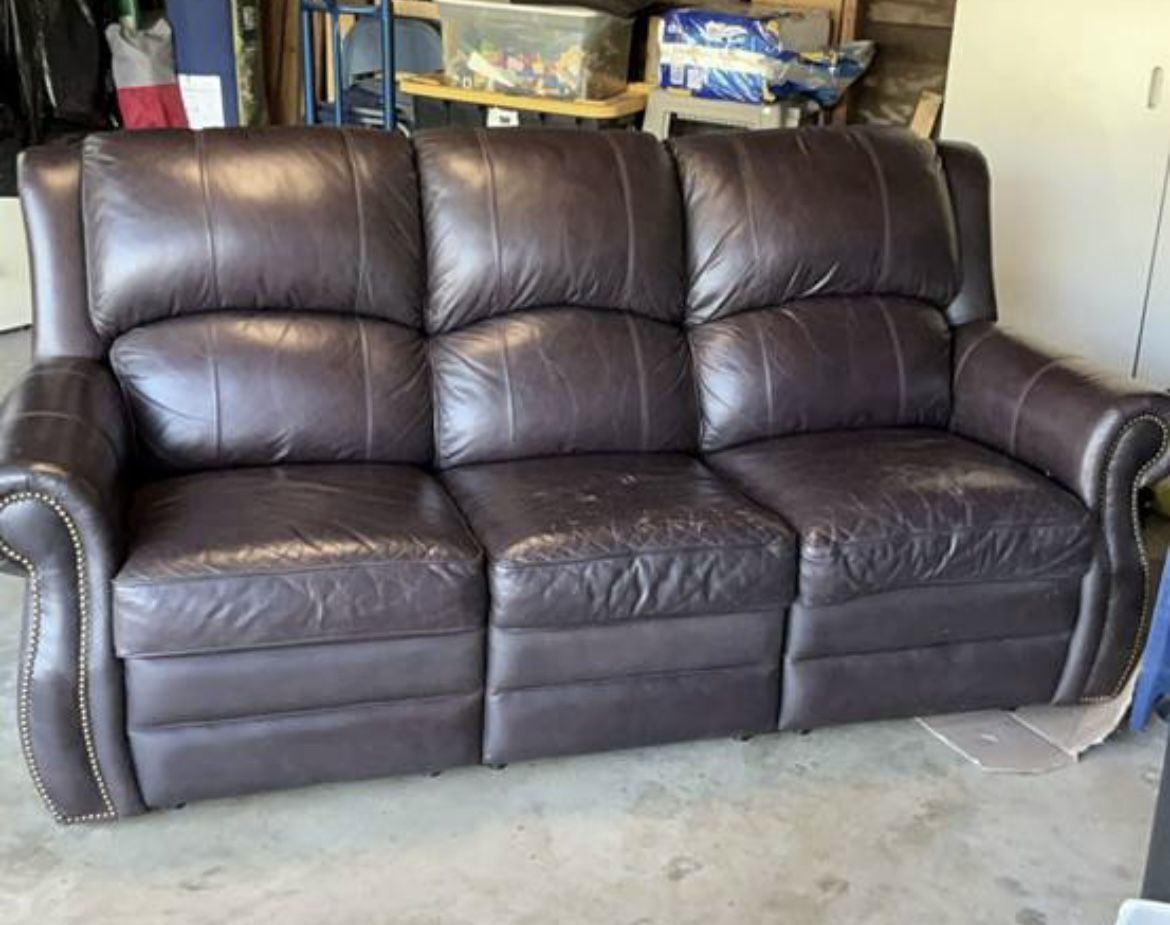 Leather Couch 