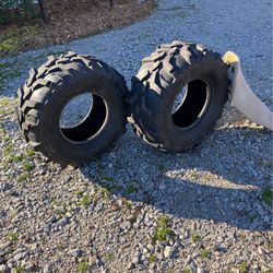 ATV Tires  and a Seat