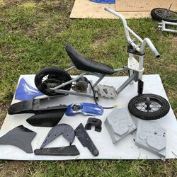 Razor MX350 Electric Motorcycle Dirt Bike Roller Frame, Plastics & Parts