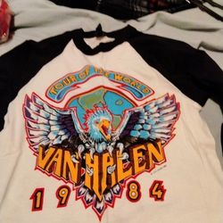 Van Halen Tour Shirt Vintage 1984 Brand New