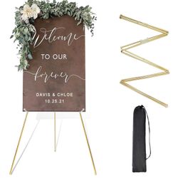 Gold Easel For Party/ Event Sign