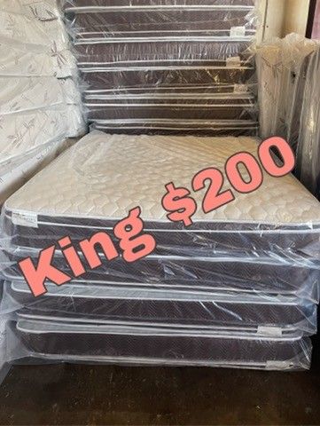 New Queen Pillow Top