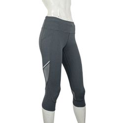 Lululemon Women's Cropped Leggings mesh ankle Gray size 6