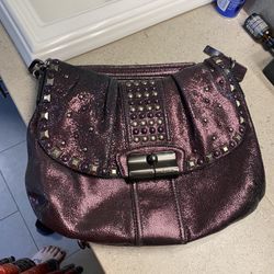 Purple Coach Purse