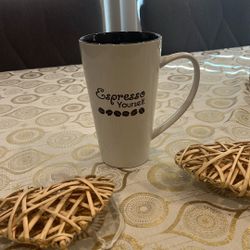 Strawberry Street coffee mug“ Espresso Yourself “ 28 oz / cup / Valentine 