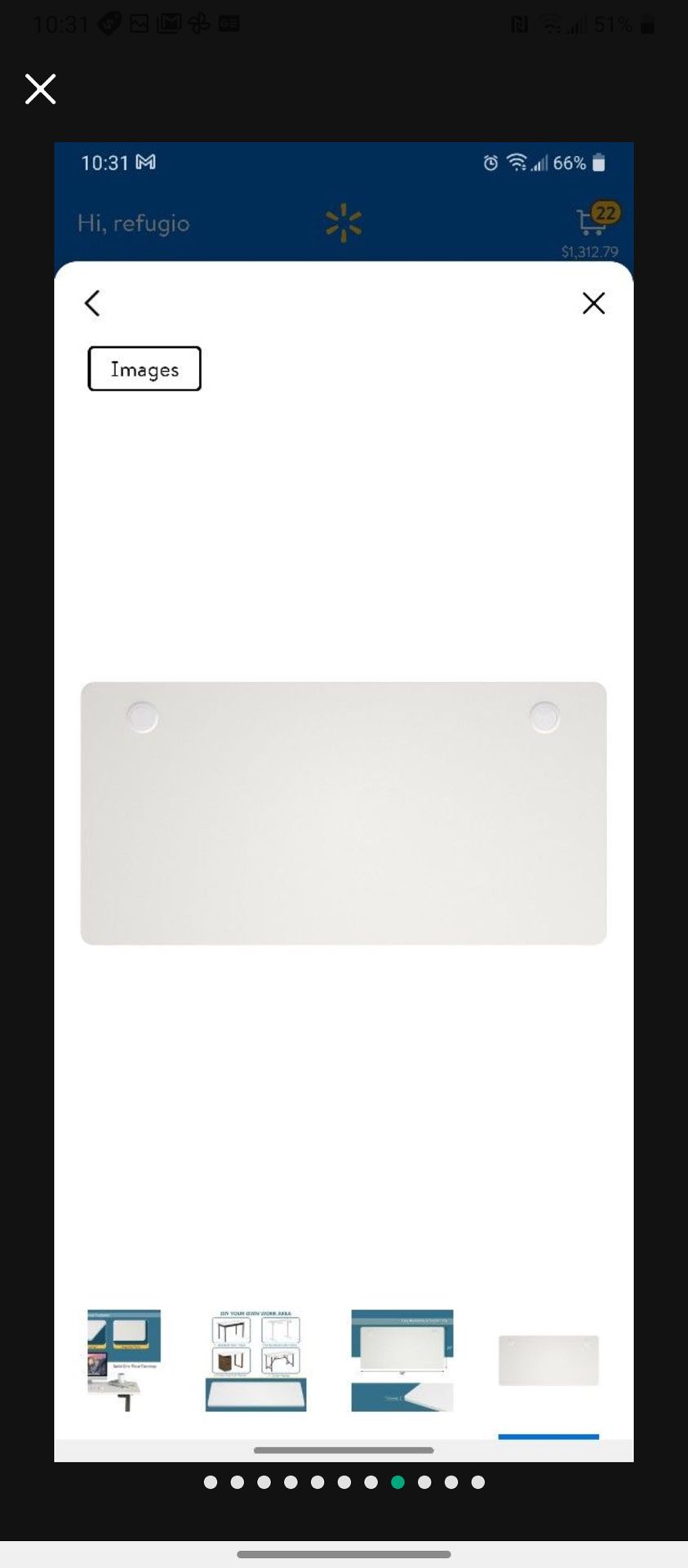 All New 48”x24” White Universal Rectangular Table Desk Top
