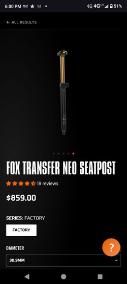Transfer NEO seat post