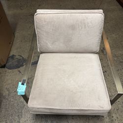 pink velvet rose gold chair