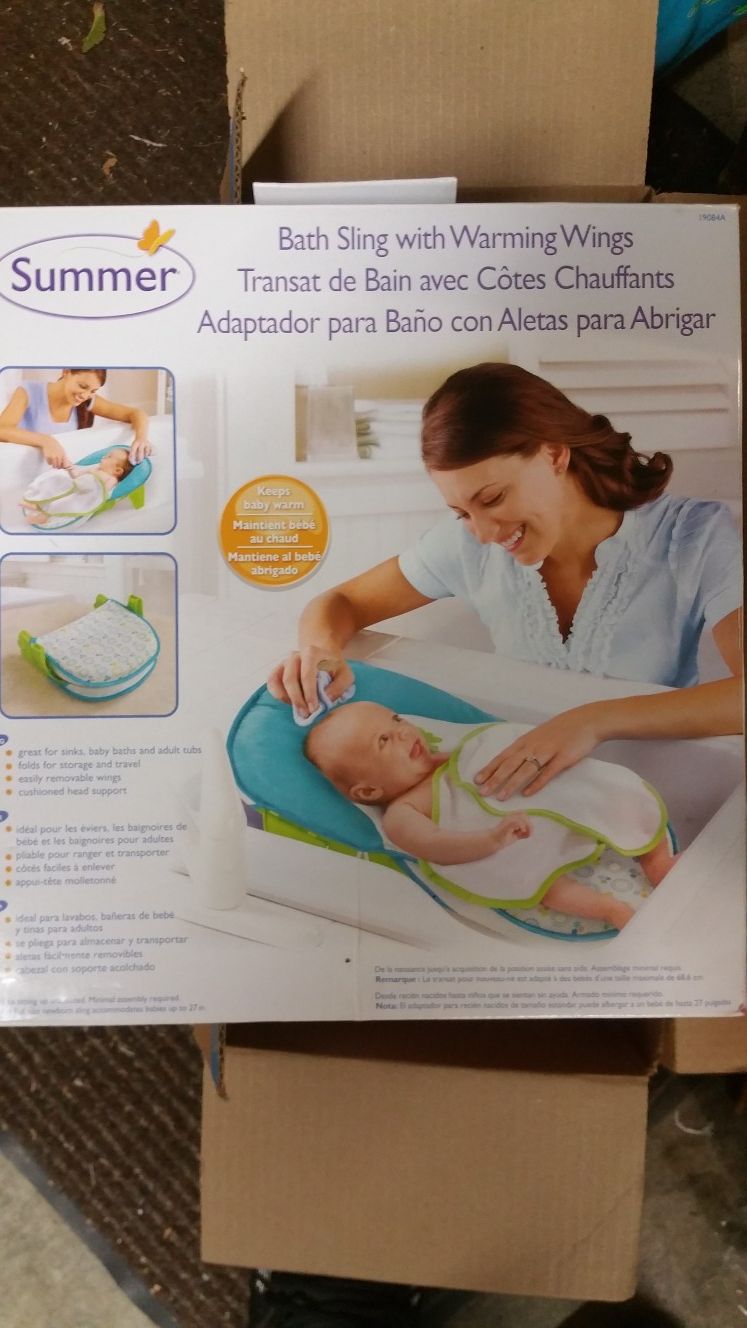Baby bath sling new