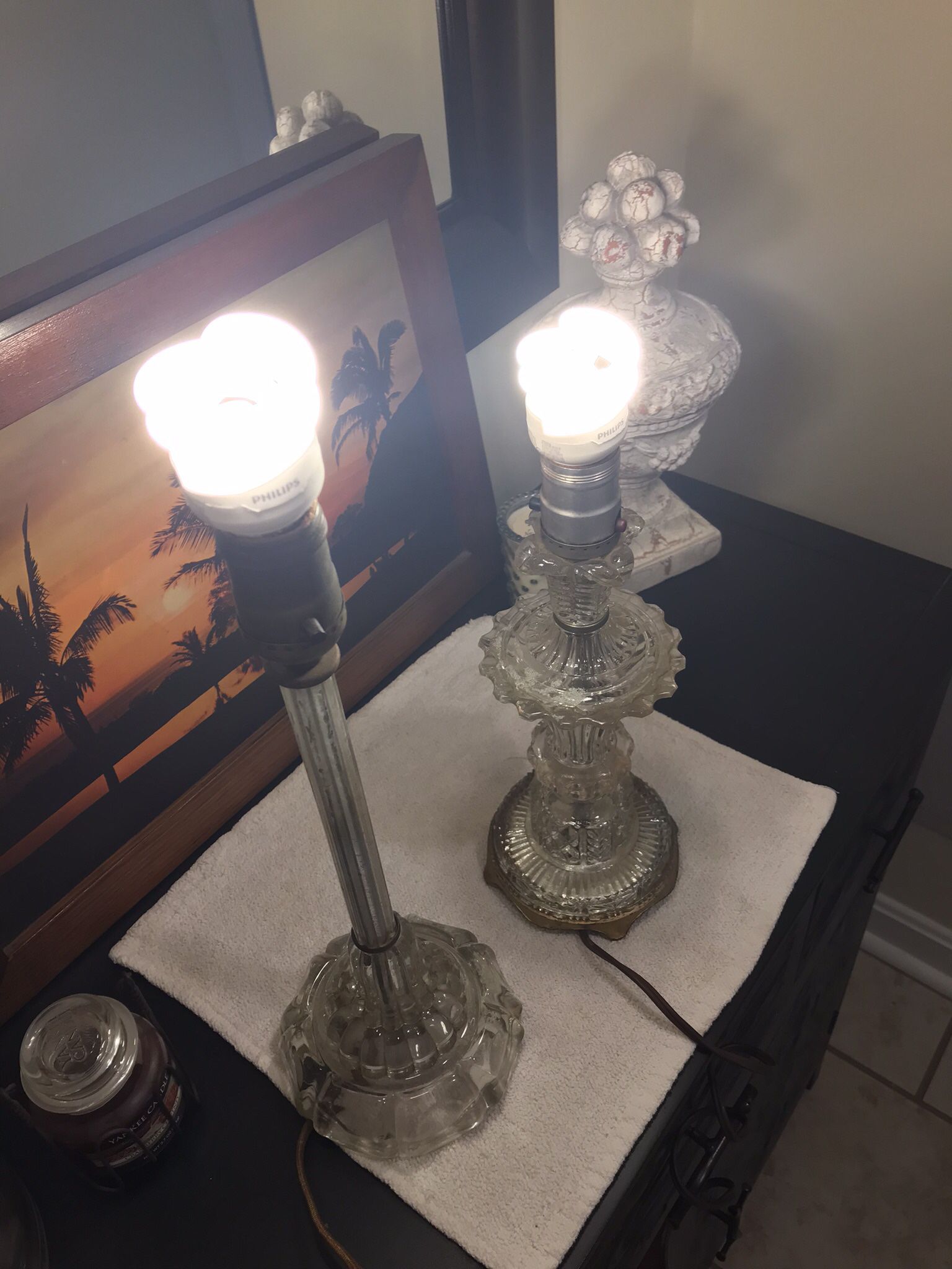 Old Glass Lamps