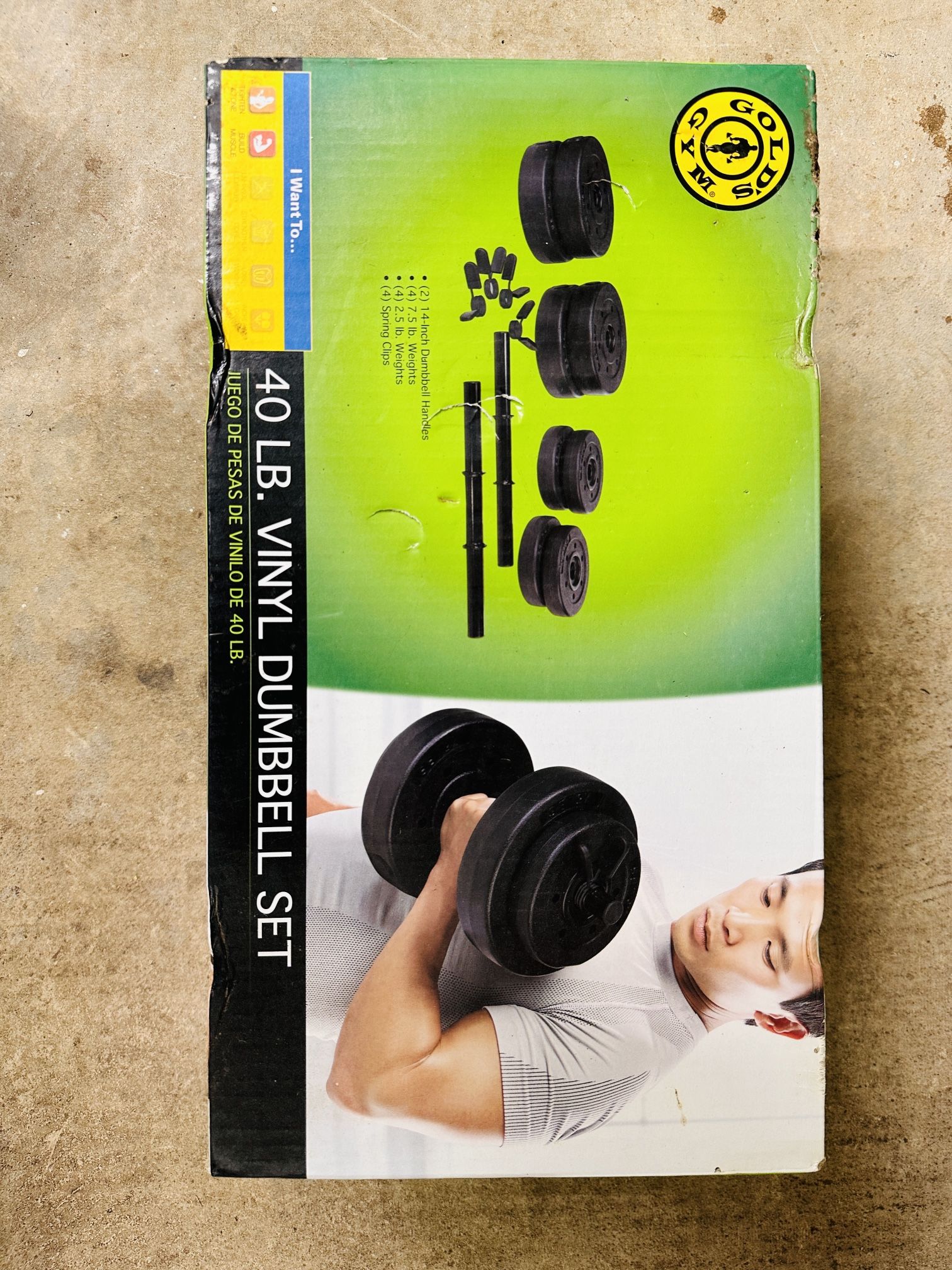 40 Pound Vinyl Dumbbell Set with Adjustable Weights,Lifting Dumbbells for Home Gym