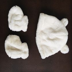 Baby Hat And Bootie Set, Boots, Baby Clothes 