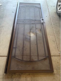 Copper Colored Security Gate - 36“ x 96“