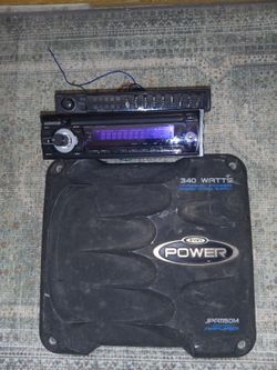Car Stereo Deck, Amp, equalizer