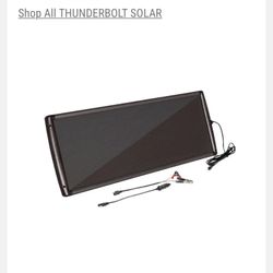 2 -25 Watt Thunderbolt Solar Panels(50 W) And 35 Ah Battery.