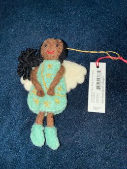 Ten Thousand villages Felt Angel  Ornament
