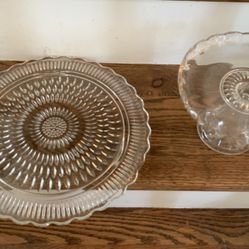 Cake plates and stands $15 each