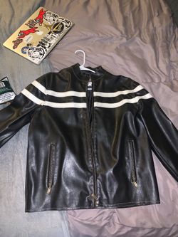 Motorcycle jacket leather size L