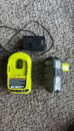 RYOBI ONE+ 18V Battery + Charger